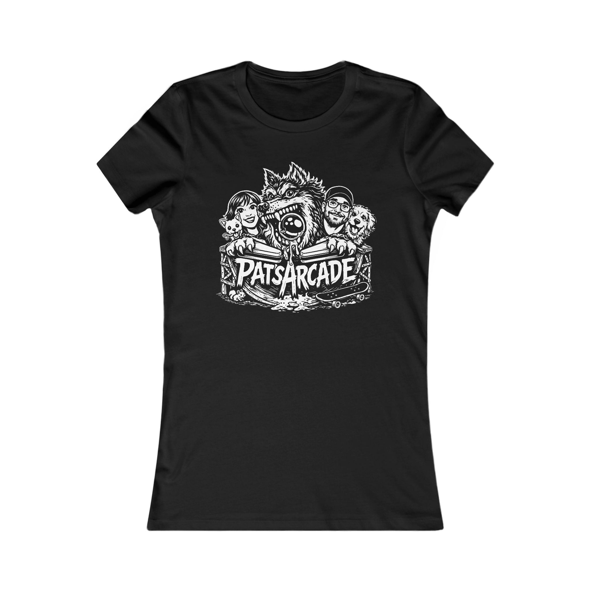 Pat's Arcade "The Pack" Slim-fit T-Shirt (Women's)