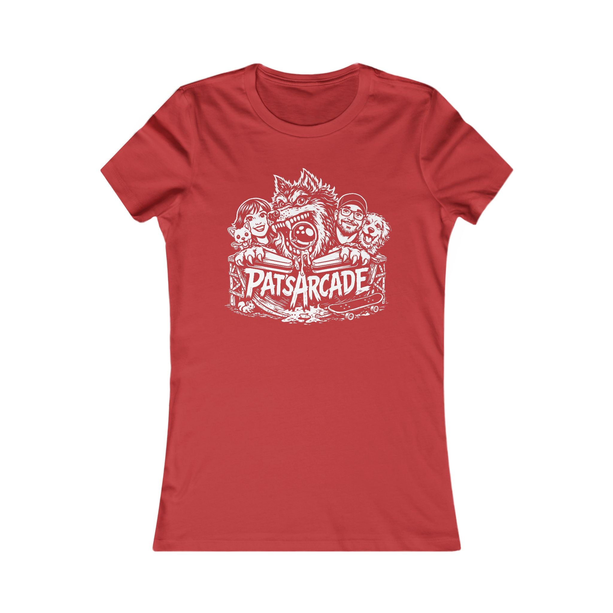 Pat's Arcade "The Pack" Slim-fit T-Shirt (Women's)