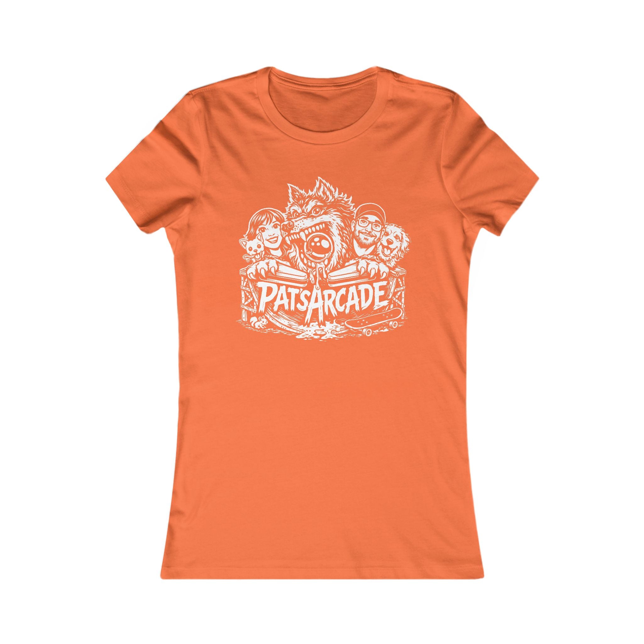 Pat's Arcade "The Pack" Slim-fit T-Shirt (Women's)