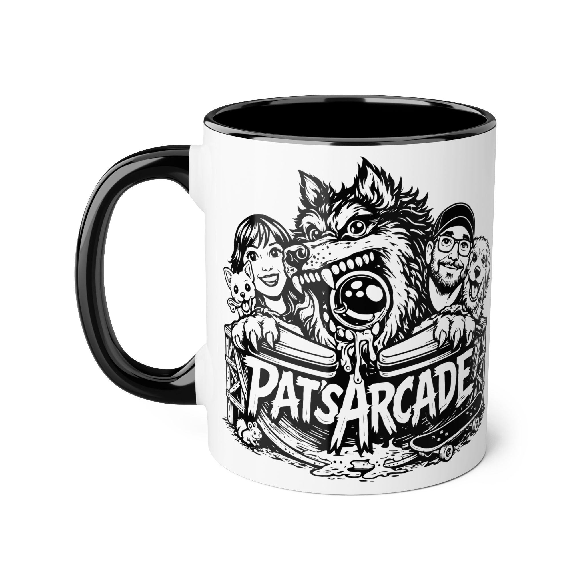 Pat’s Arcade "The Pack" Coffee Mug