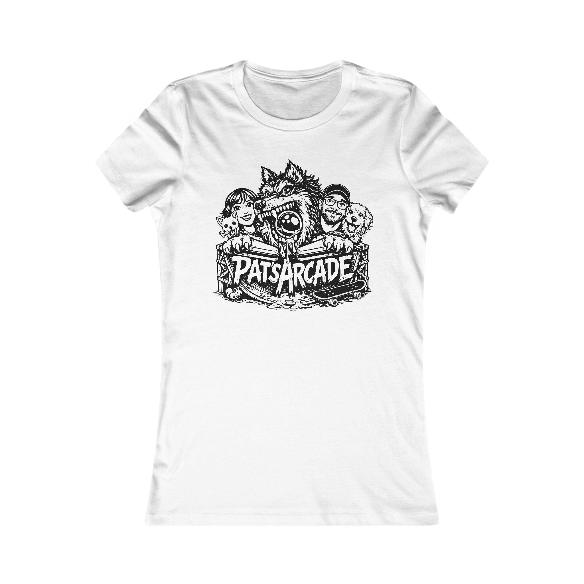 Pat's Arcade "The Pack" Slim-fit T-Shirt (Women's)
