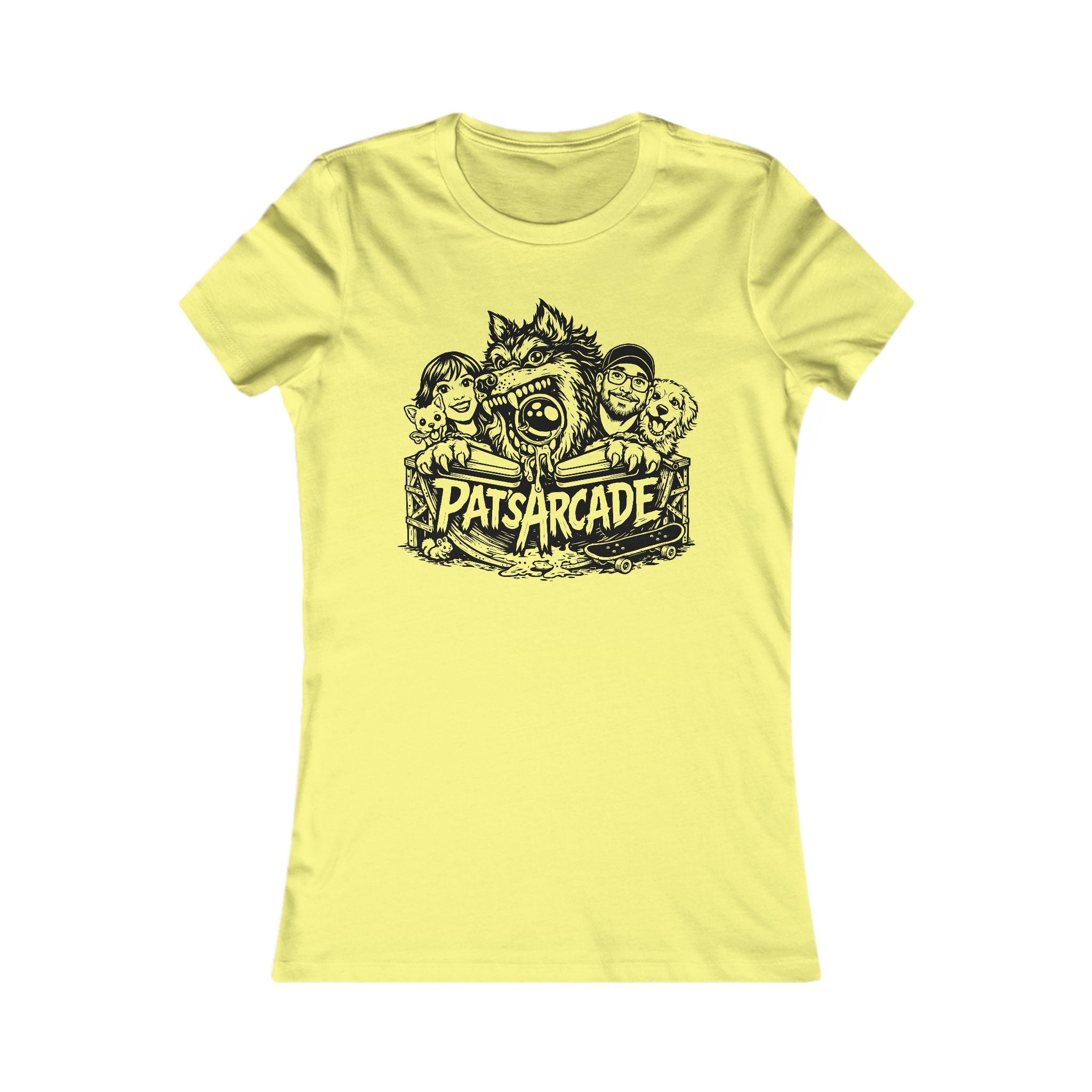 Pat's Arcade "The Pack" Slim-fit T-Shirt (Women's)