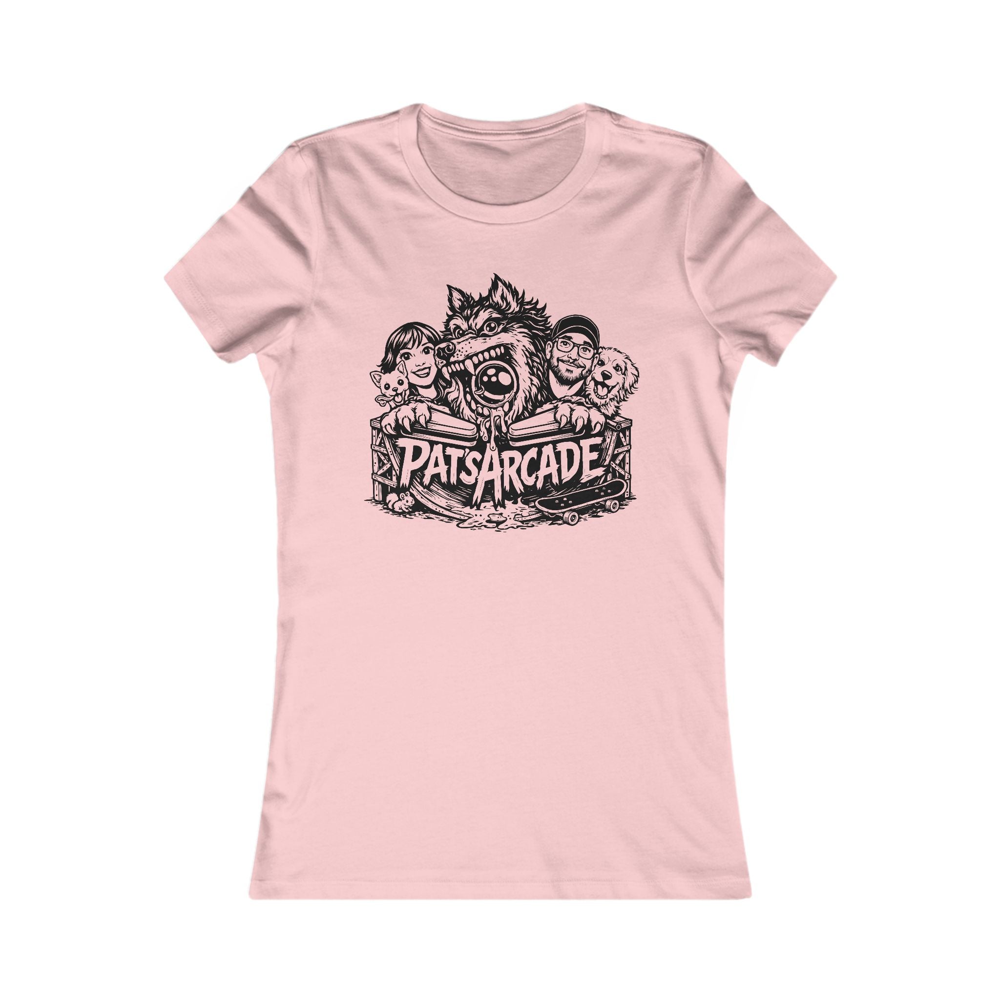 Pat's Arcade "The Pack" Slim-fit T-Shirt (Women's)