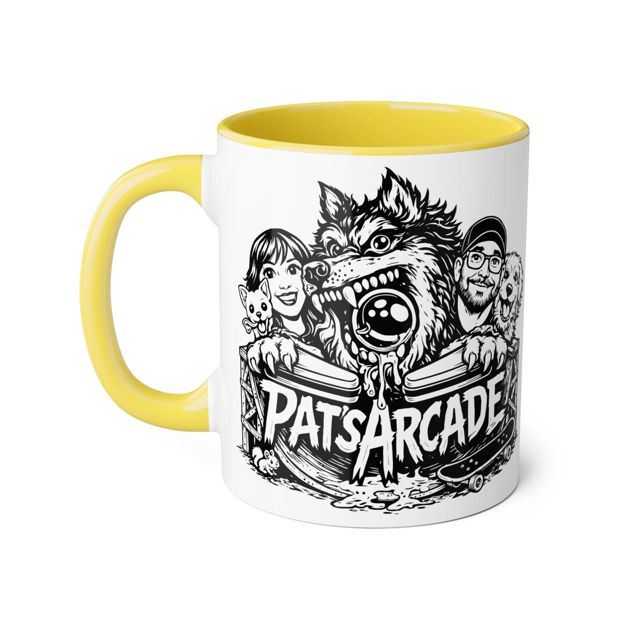 Pat’s Arcade "The Pack" Coffee Mug