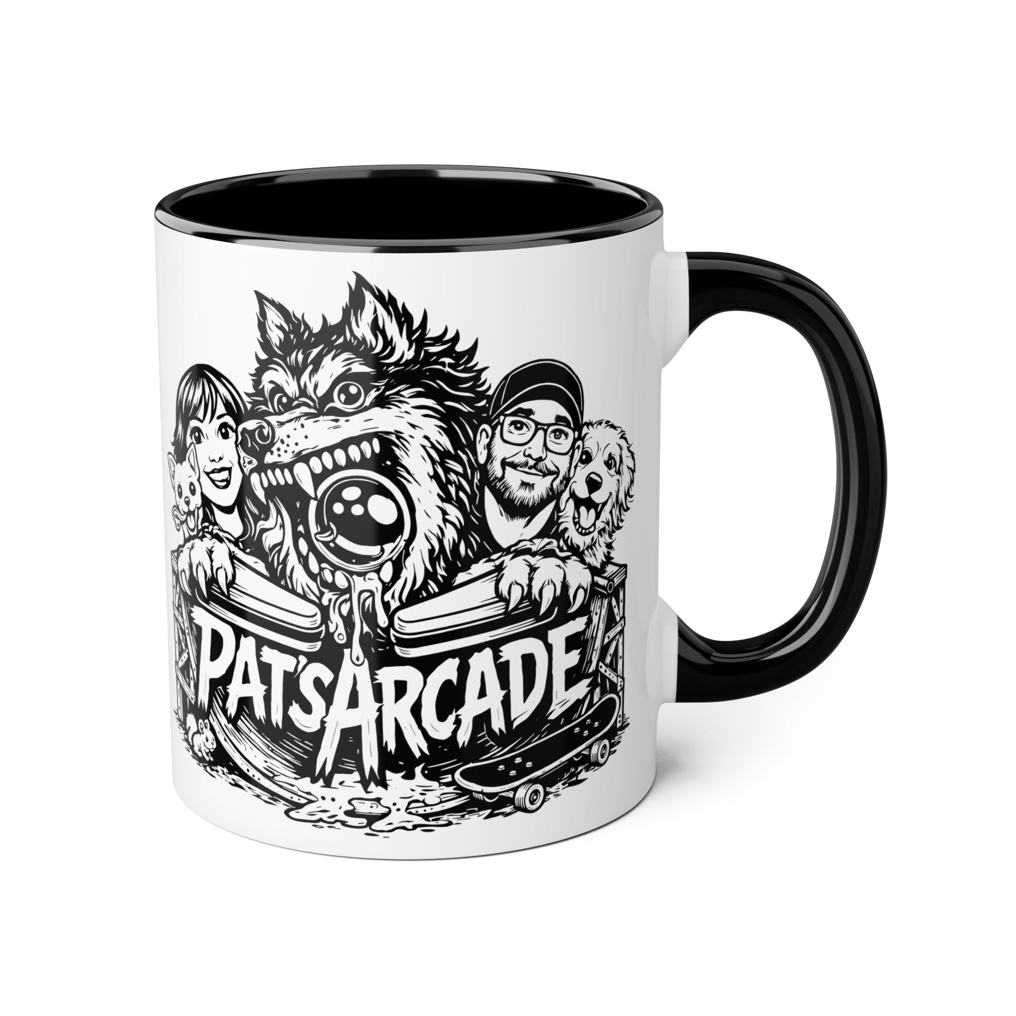 Pat’s Arcade "The Pack" Coffee Mug