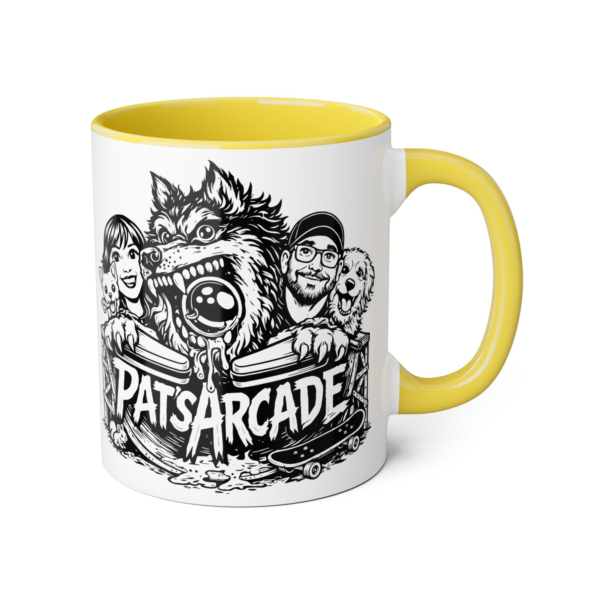 Pat’s Arcade "The Pack" Coffee Mug