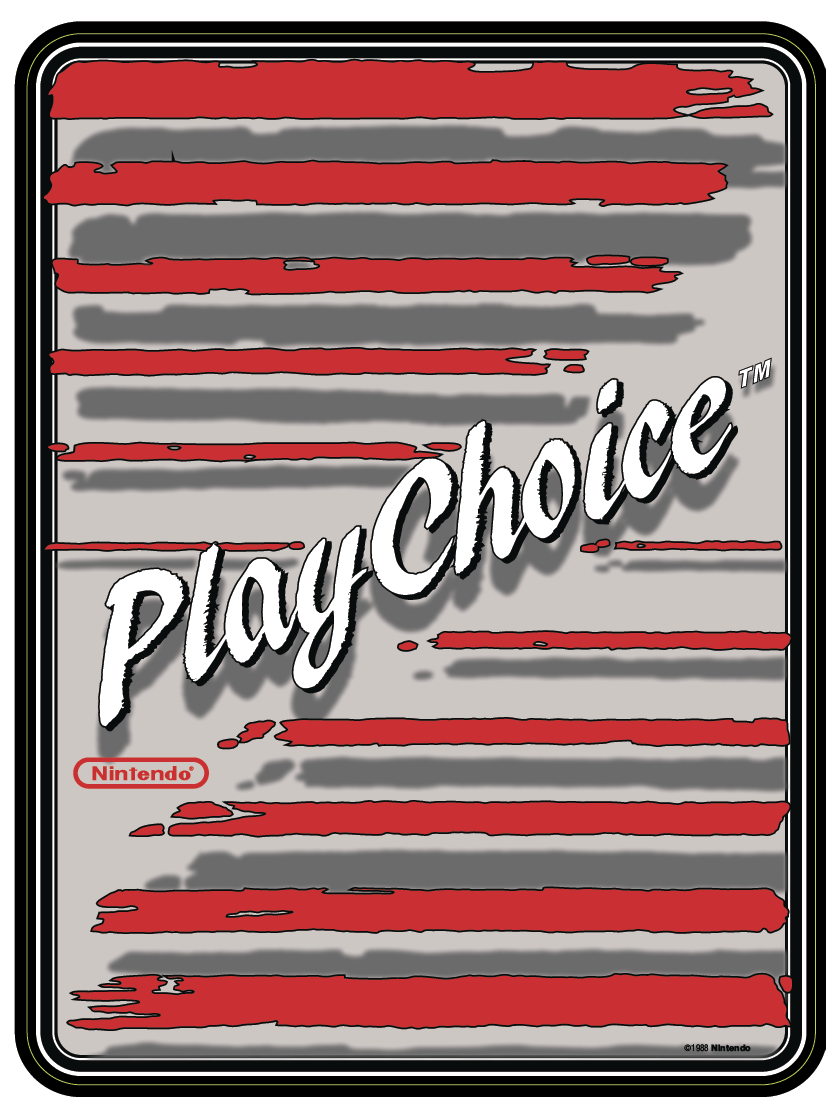 Nintendo Playchoice 10 Side Art Set