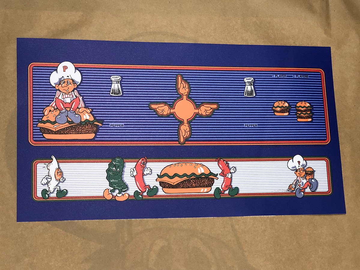 BurgerTime Control Panel Retro Labs Inc.