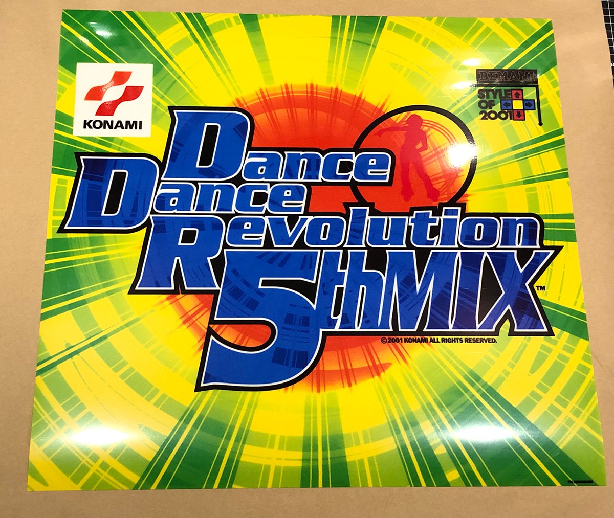 Dance Dance Revolution 5th Mix Marquee (DDR) Retro Labs Inc.