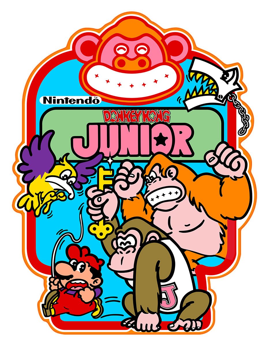 Donkey Kong Junior Side Art Set Retro Labs Inc.