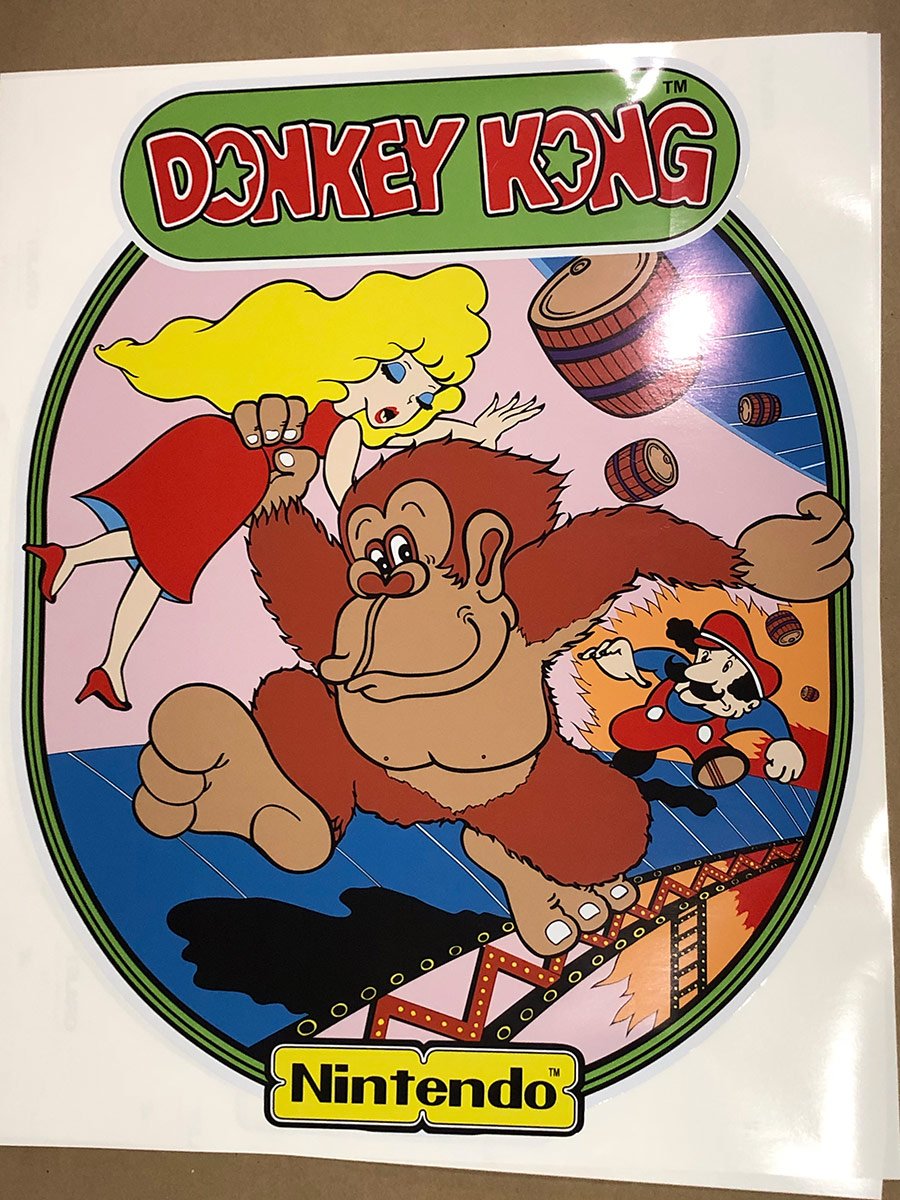 Donkey Kong Side Art Set Retro Labs Inc.