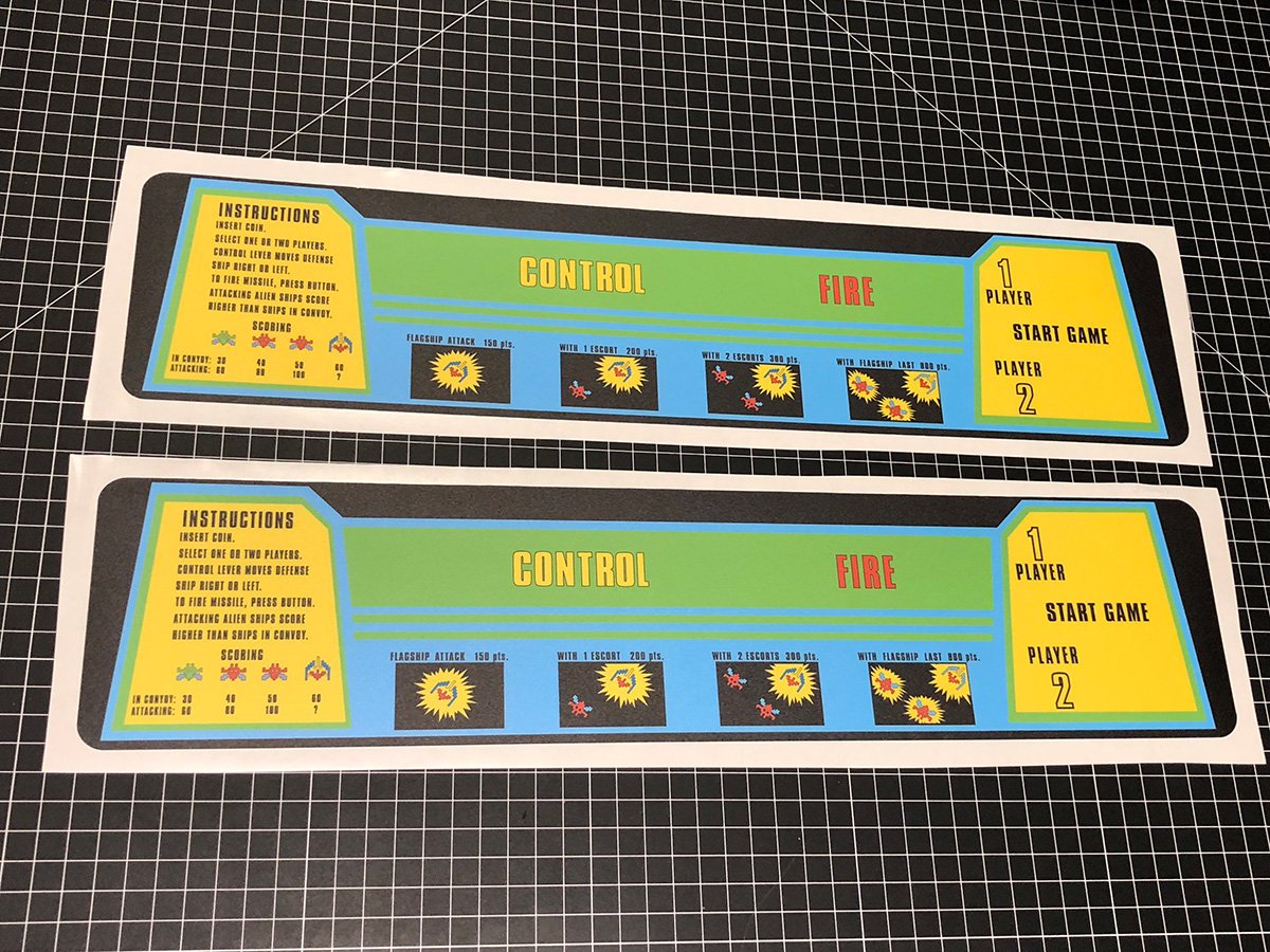 Galaxian Control Panel Retro Labs Inc.