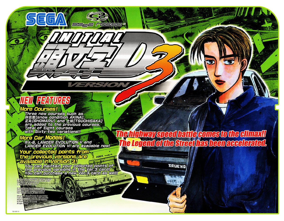 Initial D Stage 3 Topper - TOPPER_INITIALDS3