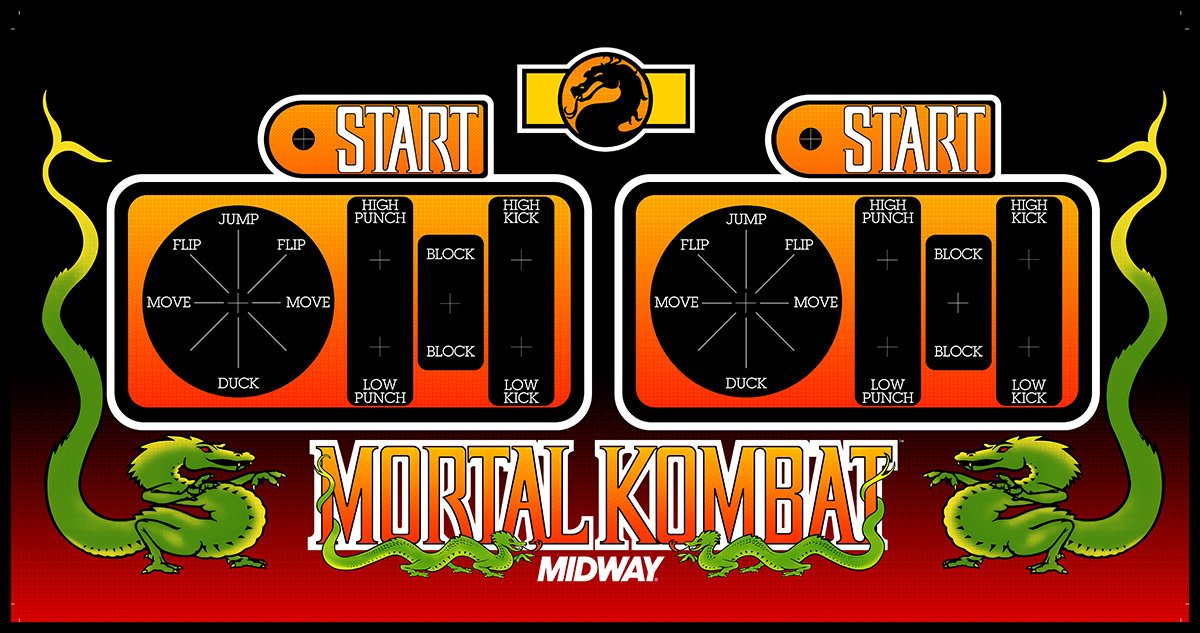 Mortal Kombat Control Panel Retro Labs Inc.