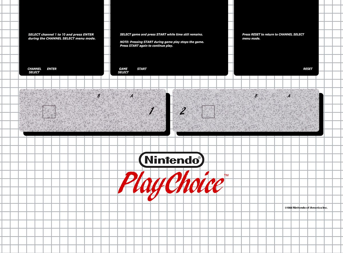 Playchoice 10 Tabletop Control Panel Retro Labs Inc.