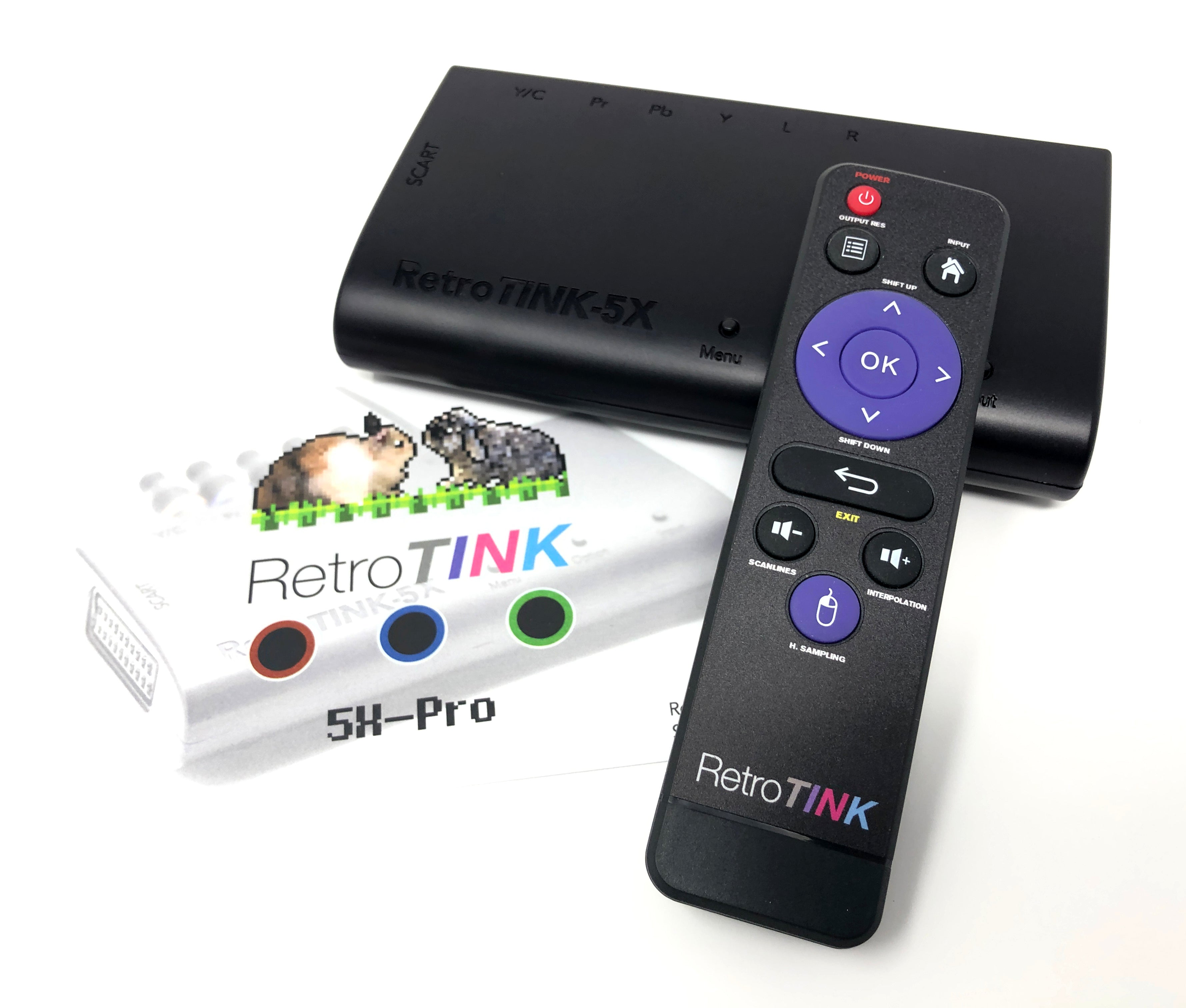 RetroTINK-5X Remote Control Overlay Decal Retro Labs Inc.