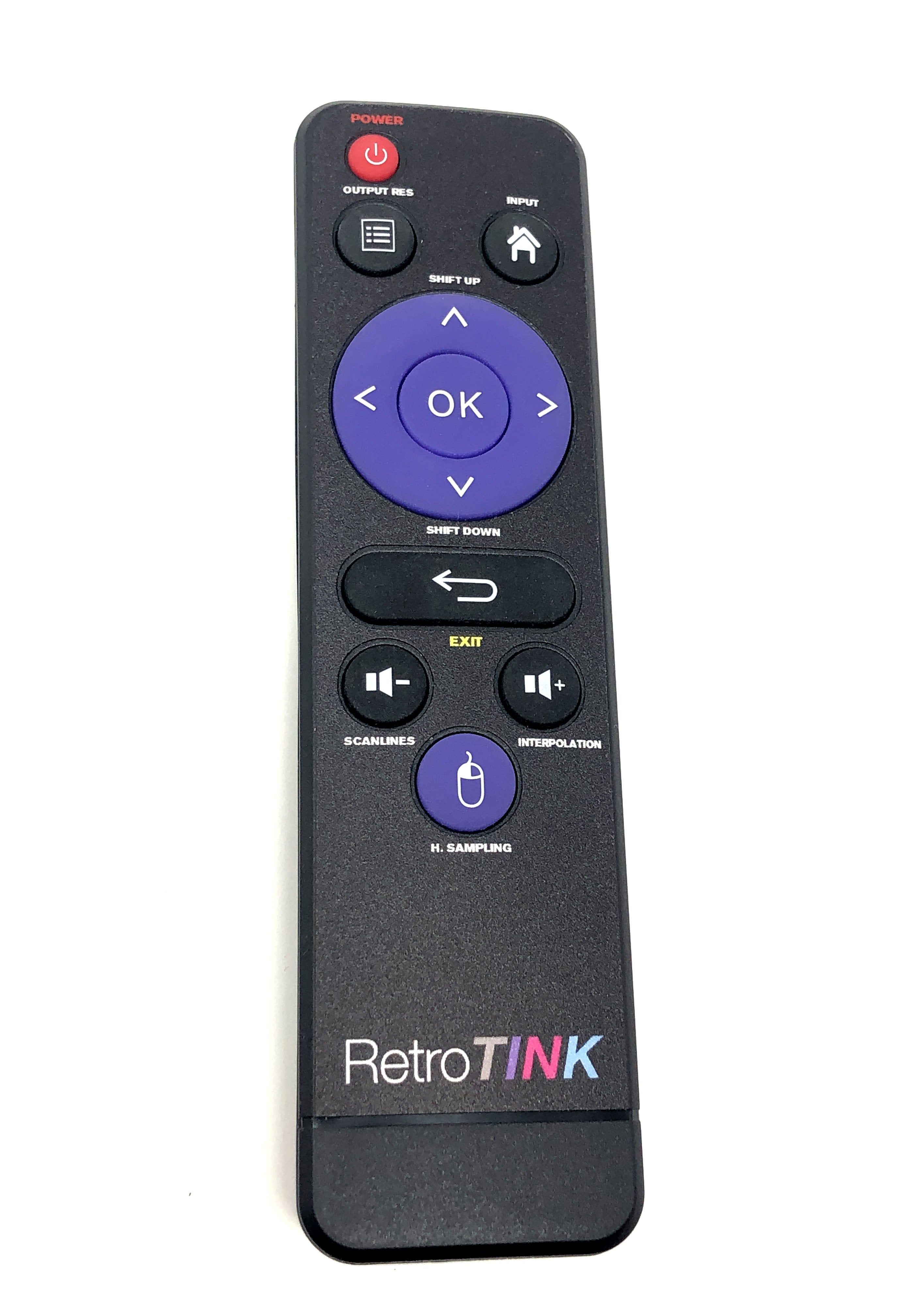 RetroTINK-5X Remote Control Overlay Decal Retro Labs Inc.