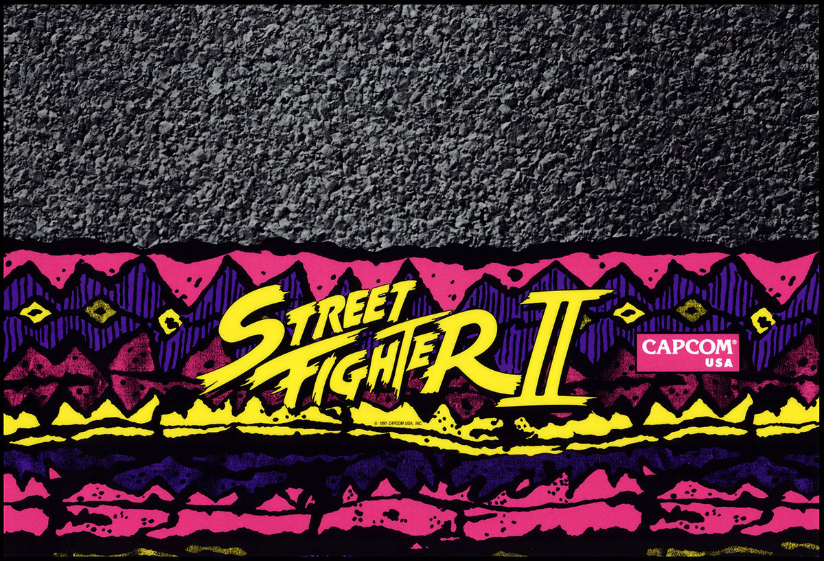 Street Fighter 2 The World Warrior Control Panel Overlay Conversion Kit
