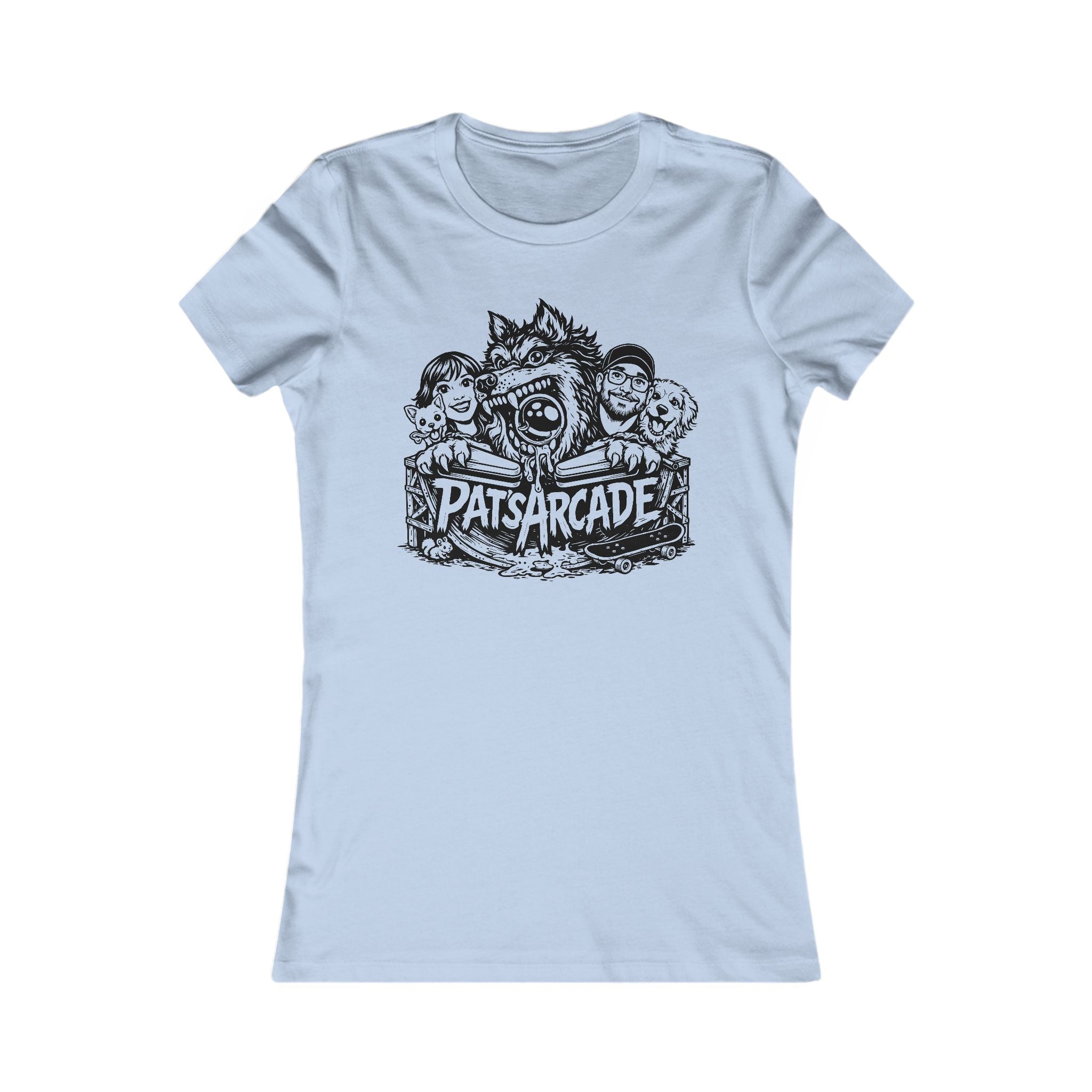 Pat's Arcade "The Pack" Slim-fit T-Shirt (Women's)