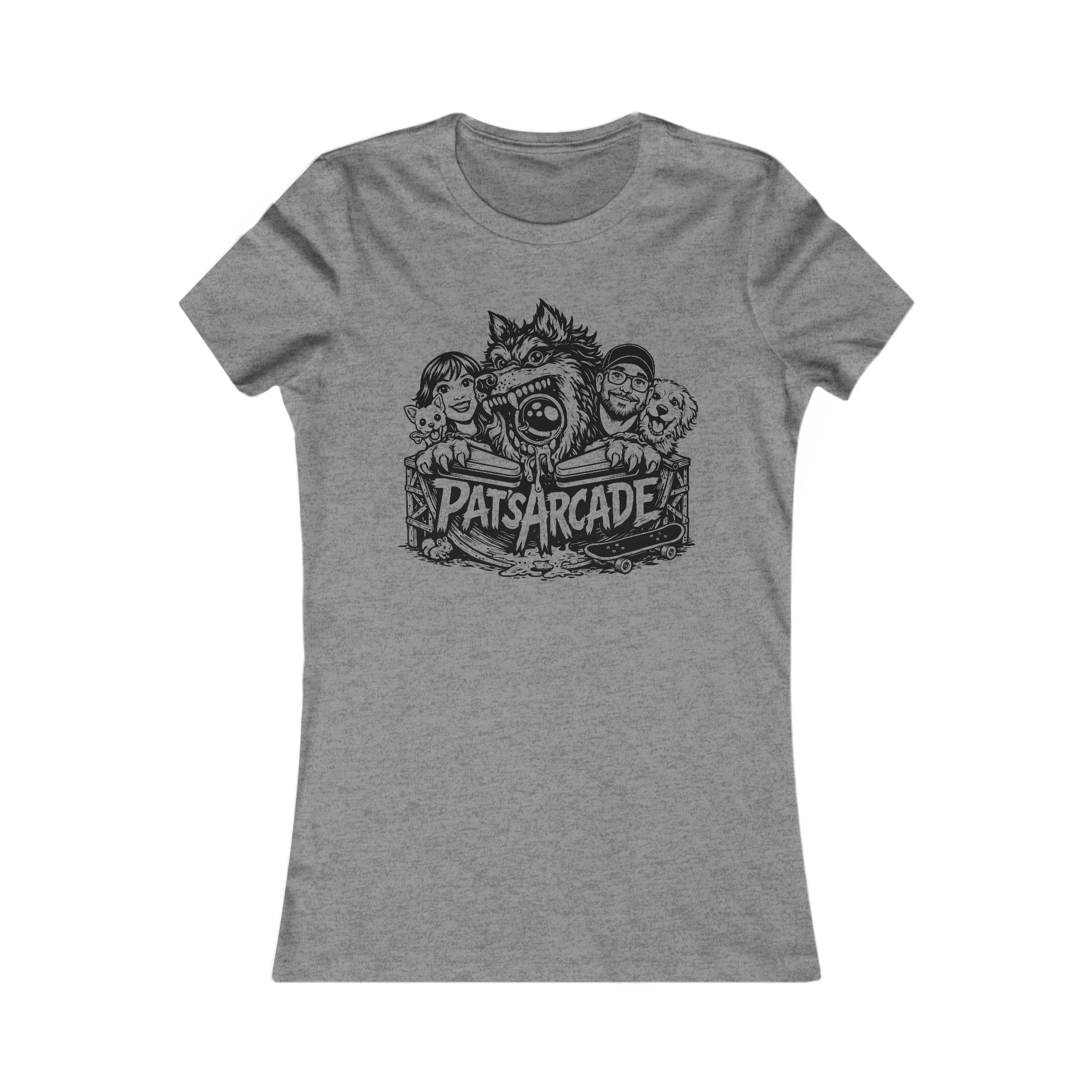 Pat's Arcade "The Pack" Slim-fit T-Shirt (Women's)