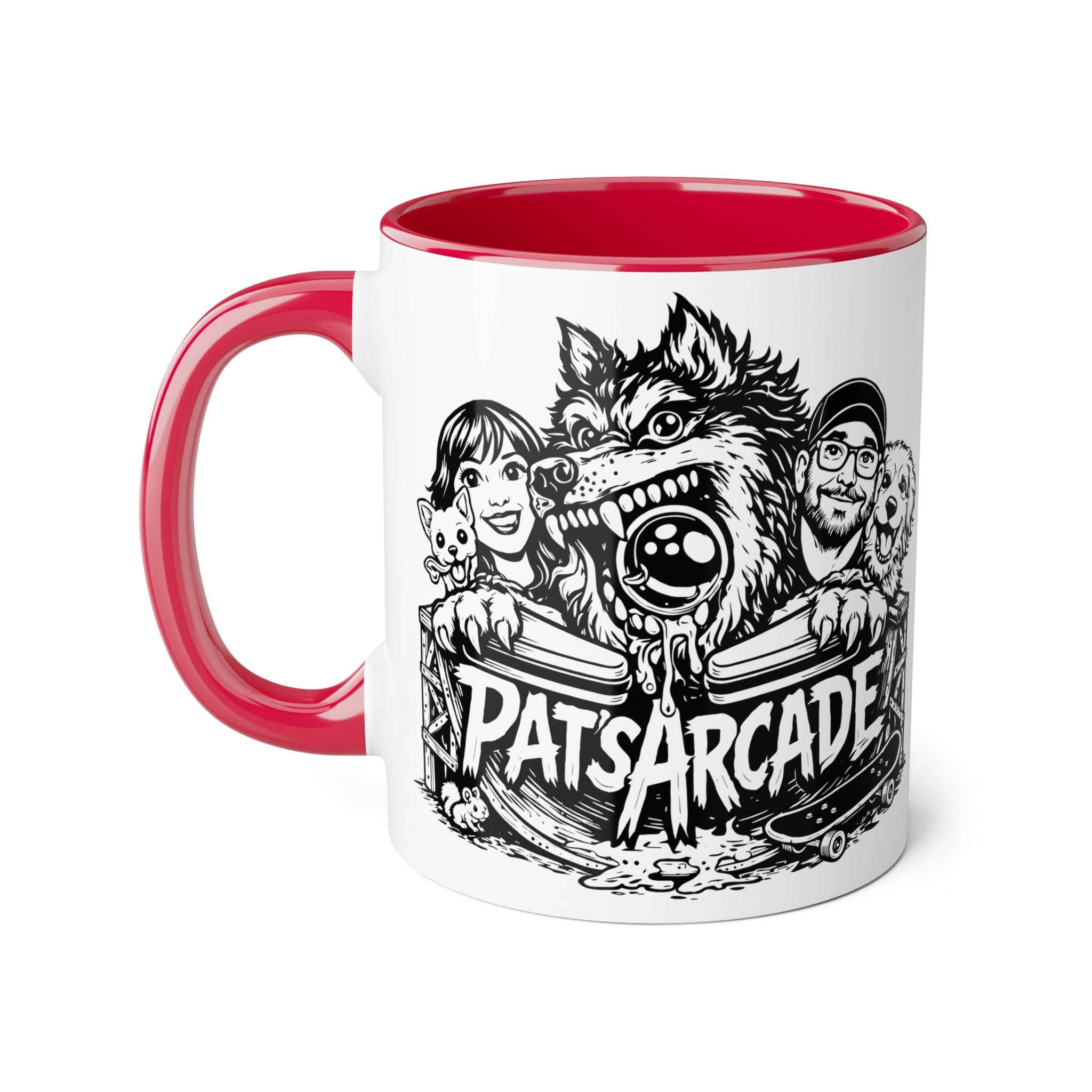 Pat’s Arcade "The Pack" Coffee Mug