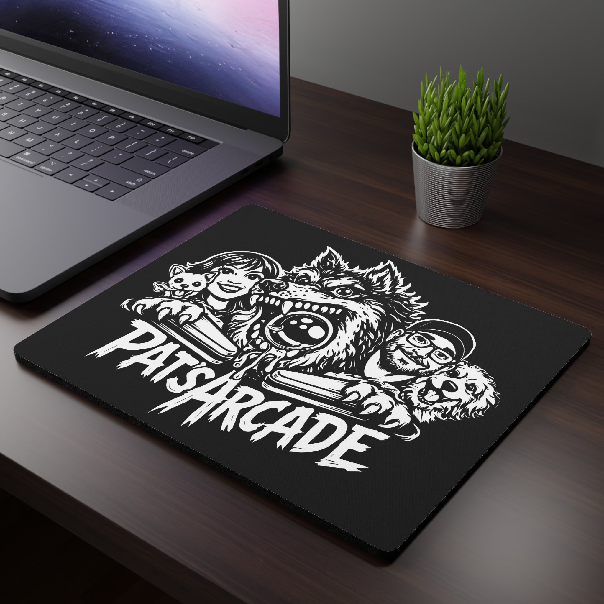 Pat's Arcade "The Pack" Rectangular Mouse Pad