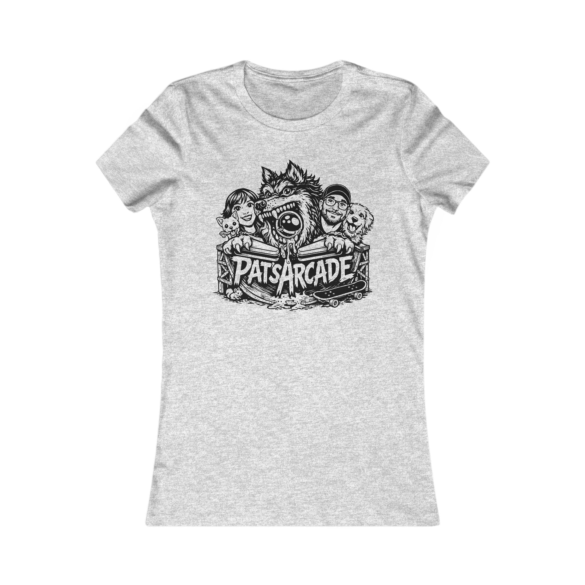 Pat's Arcade "The Pack" Slim-fit T-Shirt (Women's)