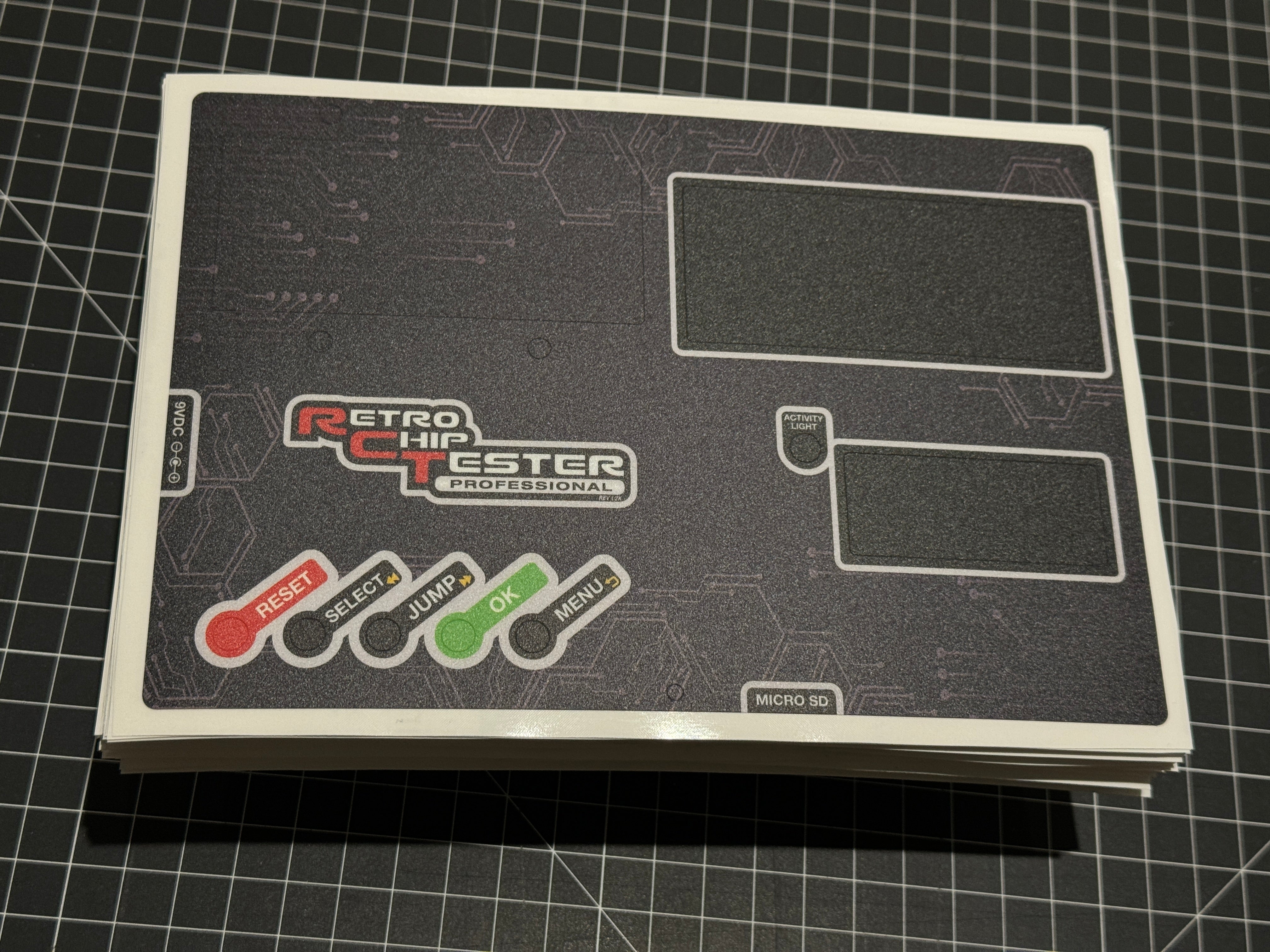 8bit-Museum Retro Chip Tester Pro Overlay Decal (Limited)