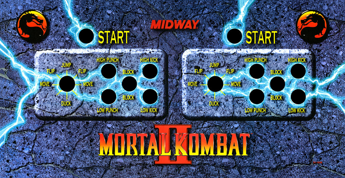 Mortal Kombat 2 Control Panel - CPO_MK2