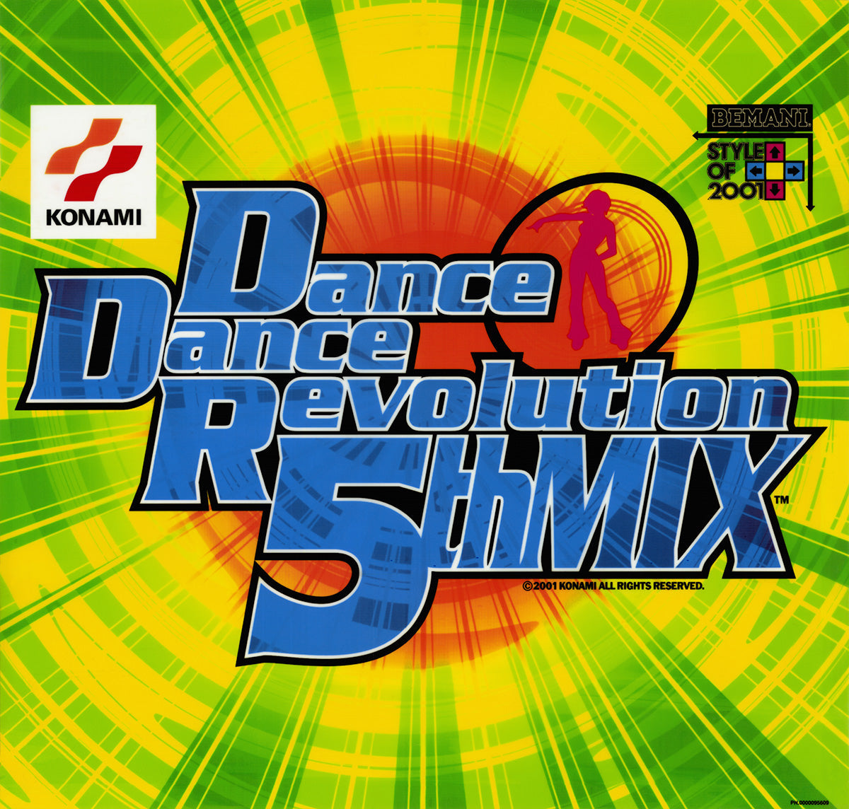 Dance Dance Revolution 5th Mix Marquee (DDR) Retro Labs Inc.