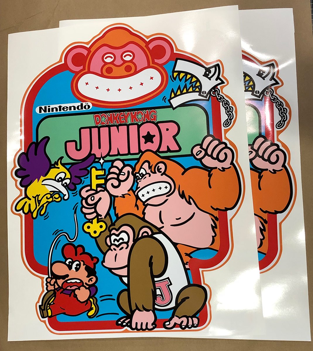 Donkey Kong Junior Side Art Set Retro Labs Inc.