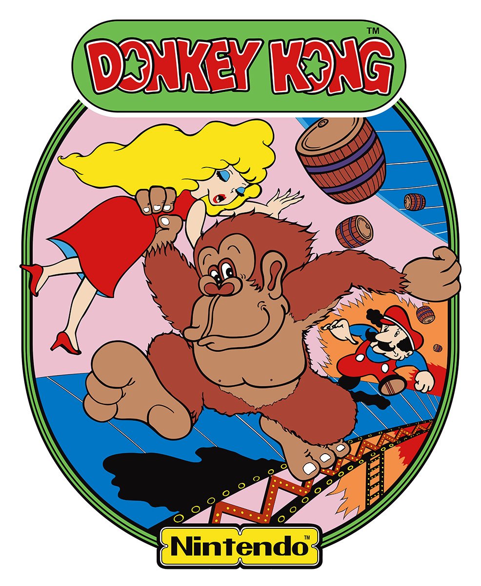 Donkey Kong Side Art Set Retro Labs Inc.