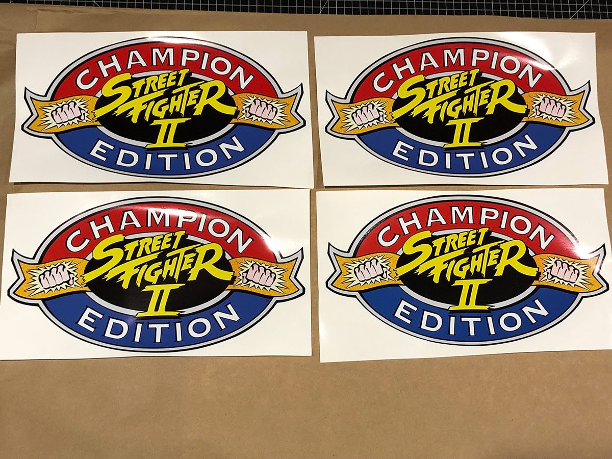 Street Fighter 2 CE Side Art Set Retro Labs Inc.