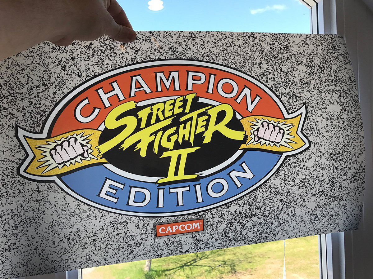 Street Fighter 2 Champion Edition Marquee (Big blue) Retro Labs Inc.